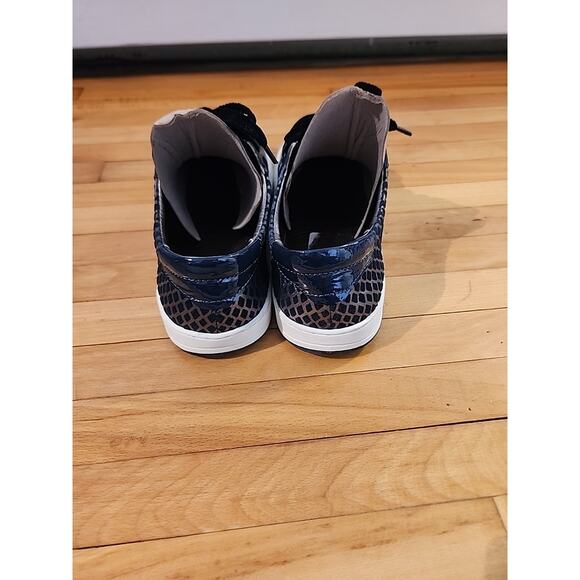 Johnston & Murphy Emerson Green Velvet Lace Up Sneaker 78-18100 7M Blue - Picture 8 of 9